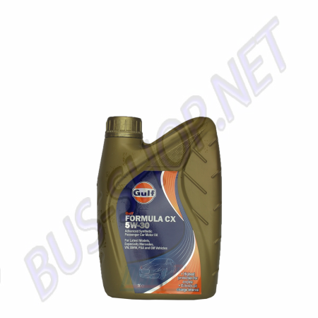 Gulf Formula CX 5W-30, huile moteur, ACEA C2/C3, références 2295151, 229-515-1.