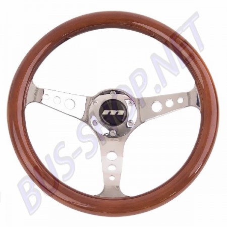 volant-classique-350mm-bois-centre-chrome-mountney-m35x3wwi