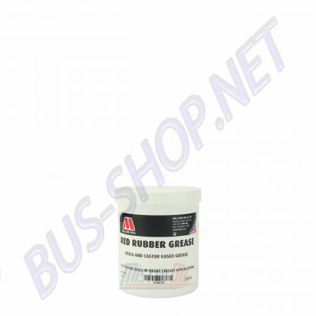 Graisse en Caoutchouc Rouge Millers, protection circuits de freinage, B00JFF4VF6, 500GR.