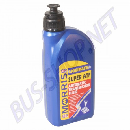 Huile de boite automatique Morris 111 ATF320. le bidon de 1L ML018 Sur www.bus-shop.net
