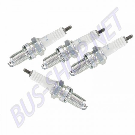 Bougies NGK DPR7EA-9 à culot long pour culasse avec diamètre 12 mm (lot de 4) avec culasses à culots longs