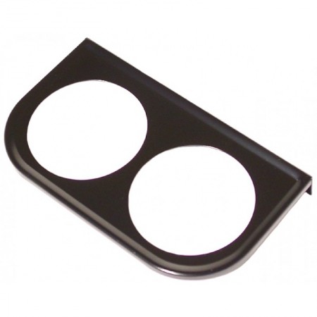 Support noir de manomètre sous tableau de bord 2 trous  DM220702 Sur www.bus-shop.net