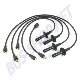 Ensemble de fils d'allumage Pertronix 7mm Noir pour Coccinelle 1200 à 1600cc (1946-1998)