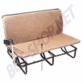 Rembourrage d'assise banquette 3/4 du milieu en crin de coco pour Combi (Réf. 211883375)