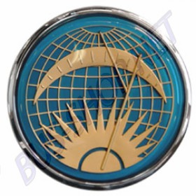 Bouton de klaxon Flat4 avec motif Soleil & Lune pour volants Banjo - Volkswagen