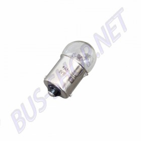 Ampoule d'éclairage de plaque arrière 6V 10W - Modèle BA15s, à l'unité