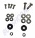 Kit Fixation Marche-Pied, 111898055SS, 111.898.055.SS, Coccinelle Volkswagen, Accessoires VW, Restauration Coccinelle