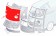 Panneau Avant Complet Sans Cadre Inférieur De Pare-Brise (Avec Découpes Pour Clignotants) Pour Bus 08/63-07/67 - Silver Weld Through 211805035C 211 805 035 C 
