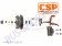 Kit de freins, Conversion, CSP, 5x205, Volkswagen Combi, 1964-1970, Jantes Tôle, 14 pouces, 4992645205-14, 499 264 520 514