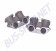 Pipes d'admission 129711440K pour carburateurs Weber IDF et Dellorto DRLA sur moteur Type 4. Référence : 129711440K ou 129 711 440 K.