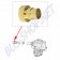 Guide, bague, boîte de vitesses, Volkswagen, Coccinelle t1, Combi t2, 1967-1968, 001301209-3, 001 301 209 3