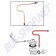 Tuyau d'Essence en Cuivre de la Pompe à Essence vers le Carburateur pour Volkswagen Modèles 25cv, Raccord Banjo de 8mm - Référence 111127511