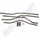 Kit tuyaux inox VW T25, 251121399G, 251-121-399-G, tuyaux radiateur Transporter, pièces VW