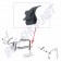 Agrafe retenue, Rail guide vitre avant, VW Cox, Combi, Type3, 111837421, 111 837 421