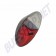 Cabochons de feu arrière, couleur fumée, Coccinelle 1200, Coccinelle 1300, côté gauche, côté droit, 1961, 1967, 1973, réf: 111945241KSM