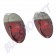 Cabochons de feu arrière, couleur fumée, Coccinelle 1200, Coccinelle 1300, côté gauche, côté droit, 1961, 1967, 1973, réf: 111945241KSM