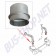 Tuyaux, Raccord, Flexible, Gaine, Chauffage, Volkswagen, Moteur T1, 1963, 113255165, 113 255 165