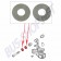 Rondelle Bras Arrière, 113501533, 113.501.533, Pièces VW, Coccinelle, Karmann-Ghia, Type 3, 181, Buggy, 356 Réplica