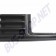 Calandre VW T25 T3 79-92, Grille pour phares rectangulaires, Référence produit 255853652K, 255.853.652K, VW Transporter T25 / T3, Sigle VW 125mm