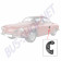 Gâche Porte Karmann-Ghia, 141837295, Aluminium, 08/54-08/62