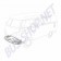 Plancher avant complet pour Volkswagen Combi Split (09/1959-07/1967) réf 211801051