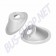 Plaques de Montage des Clignotants Pour VW T2 Split 1955-1963 - Silver Weld Through ref  211953163