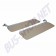 Pare-soleil, Deluxe, Aluminium, Poli, Volkswagen, Combi, Kombi, Brésil, Fixation, 3 Vis, Chromé, Marron, 22185755B, 221 857 55 B