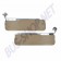 Pare-soleil, Deluxe, Aluminium, Poli, Volkswagen, Combi, Kombi, Brésil, Fixation, 3 Vis, Chromé, Marron, 22185755B, 221 857 55 B