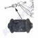 Silentblocs de triangle de suspension avant inférieur pour VW Transporter T3 1.6-2.1 (incl. D) 05/79-07/92 - Référence du produit : 251407183, 251-407-183
