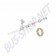 Bague de guidage, Anneau de guidage, 251711227, VW Transporter T25, tringlerie de vitesses manuelle, plastique cannelé, 05/1979-12/82, châssis n°24-D-051580.