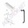Tige de poussée, Pédale d'accélérateur, VW Transporter T25/T3, Boîte manuelle, 1979-1992, 251721609C, 251 721 609C