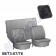 Kit Housse de Siège, Volkswagen Coccinelle Berline, 08/73-07/76, Vinyle Basket Weave, Remplacement, 43-1132-01, 43 1132 01