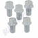 Set de 5 boulons de roue, Appui Bombé, 14x1.5x21mm, Tête 17mm, VW Type 1, Type 2, Type 3, 70-2863-0, 70 2863 0