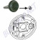 Bouchons anti-poussière de flasque de tambour de frein pour Volkswagen et Porsche (lot de 16 pièces), Référence 113609163x16