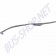 Joint Pilier Porte Gauche Karmann Ghia 141831711A, 141 831 711A