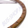 Volant SSP, Acajou, DMAC400111, DMAC 400 111, Volant Classique, Accessoire Auto, Personnalisation Véhicule