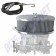 Kit filtre à air avec tringlerie pour carburateur double corps central Weber Dellorto (IDF & DRLA) - Référence : DM3122