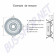 Jante VW, Chromée PVD, Coccinelle, Karmann Ghia, Porsche 914, 111601025G, 111-601-025-G