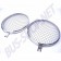 Grilles de phares INOX pour Volkswagen Coccinelle & Combi Split ->67, Porsche 356 .50-.65 - Protection et look Racing Vintage