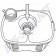 Vase d'expansion avec trou pour sonde sans bouchon pour Golf 1 171121407F Sur www.bus-shop.net
